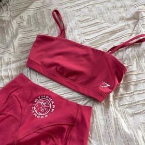 Gymshark Berry Short Set